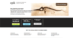 Desktop Screenshot of paleontology.net